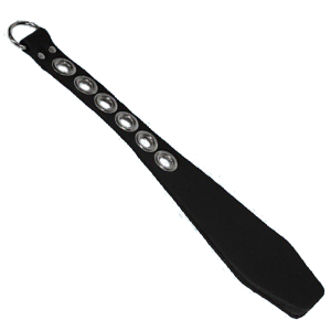 2-Layer Leather Slap Paddle w/ Grommets