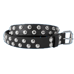 2-Row Dot Checkered Belt