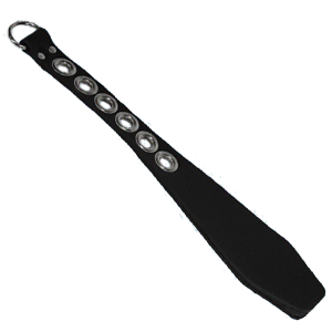 2-Layer Leather Slap Paddle w/ Grommets