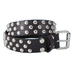 3-Row Dot Checkered Belt