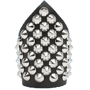 Cone Studded Leather Wrist Cuff